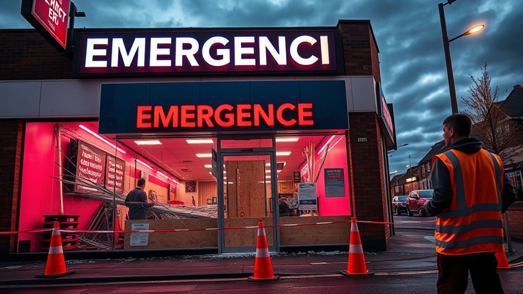 Emergency Shop Front Repair Harrow