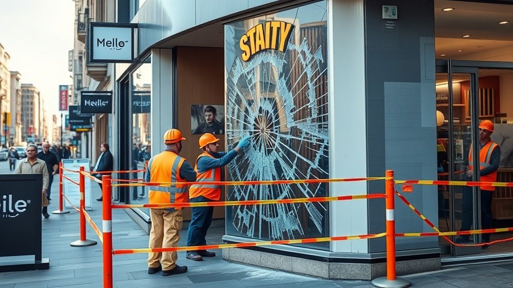 Emergency Shop Front Repair Islington