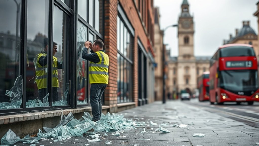 Storm Damage Glass Repair London
